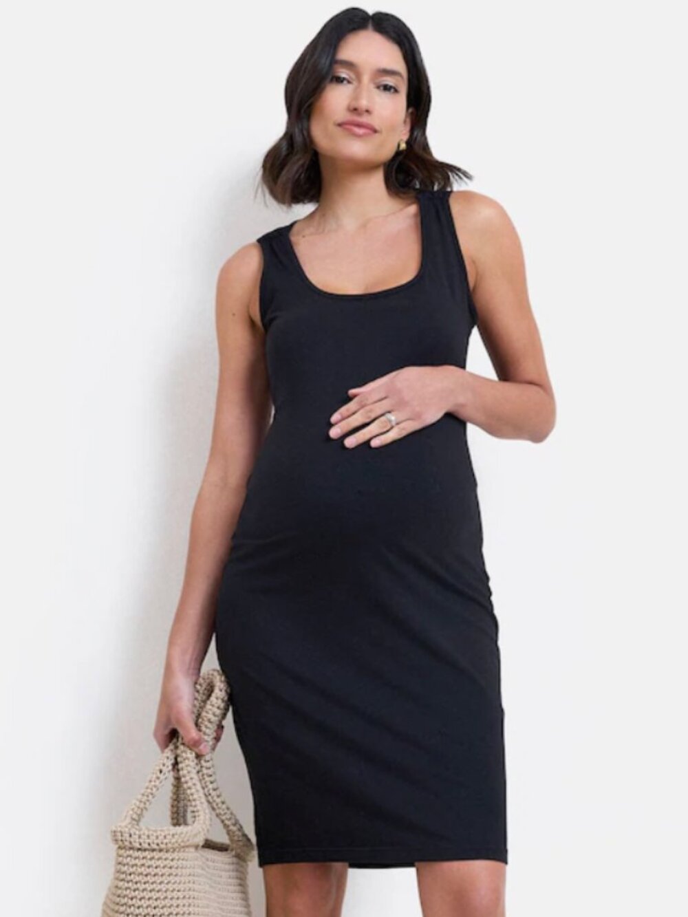 Seraphine Black Maternity Dress